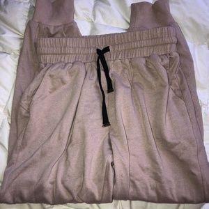 Womens Junior light pink sweatpants